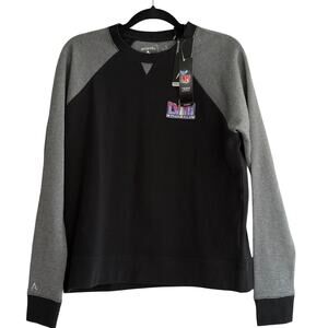 Antigua NFL Super Bowl LVIII Las Vegas Athleisure Raglan Sweatshirt Women L NWT